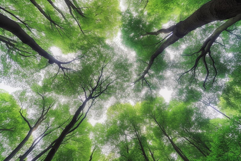 世界森林日林间春绿植物树木结构仰拍清新,高清,摄影图,摄影图片,图片大全,摄影图免费下载